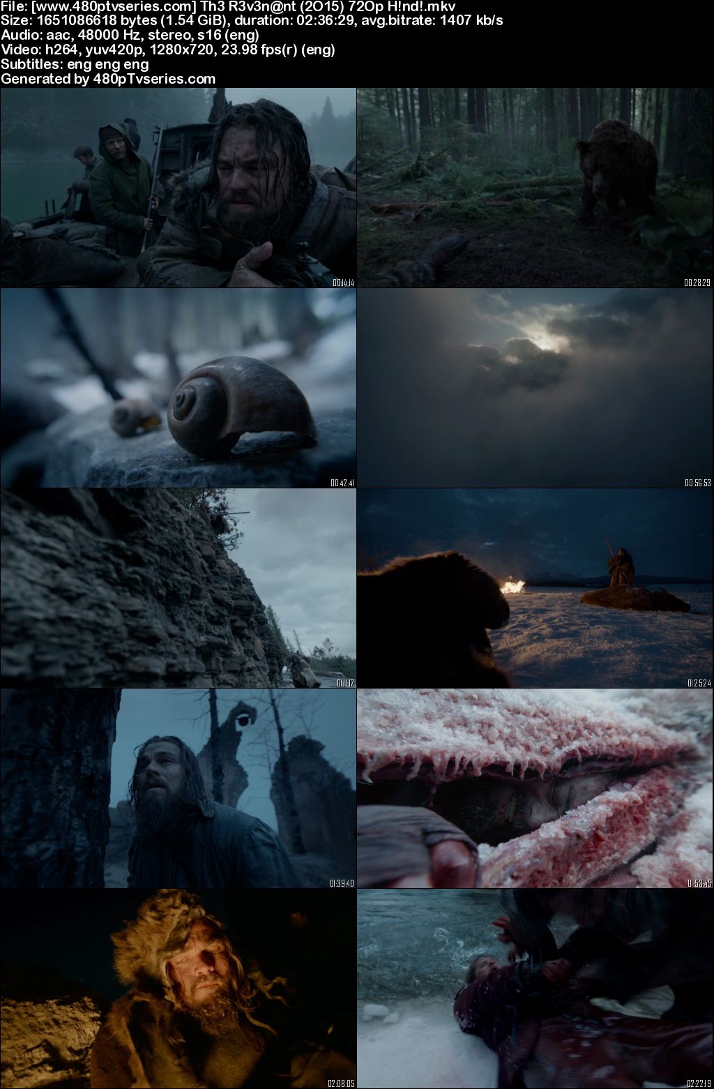 The Revenant 2015 Full Hindi Dual Audio Movie Download 720p